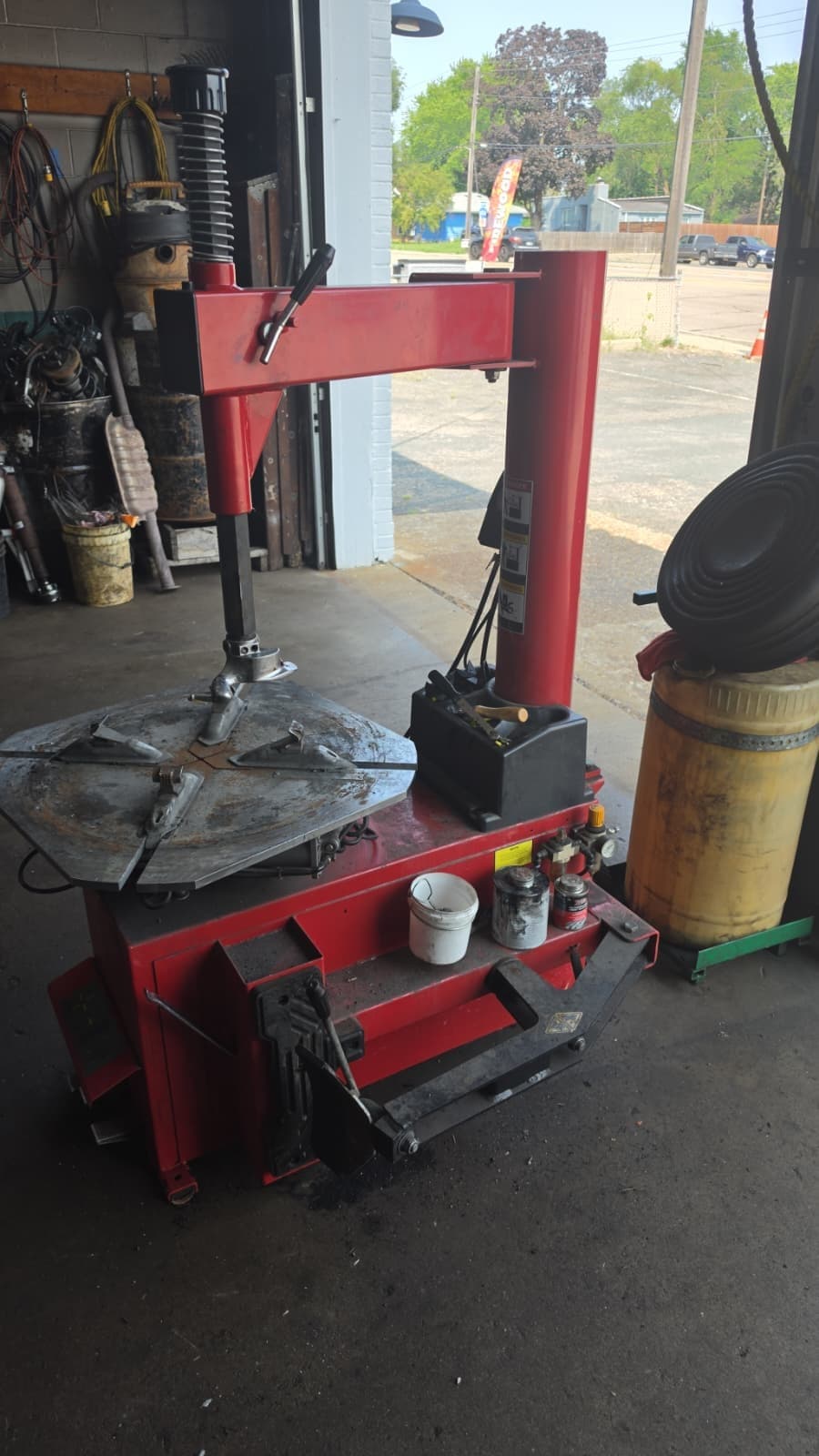 Tire service equipment at B&R Auto Repair